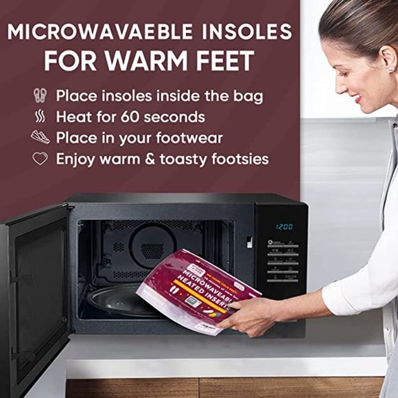 SNOOK EASE MICROWAVABLE COZY HEATED BOOTIES - BRAND NEW - SEALED - Picture 3 of 6